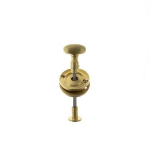 Atlantic Old English Solid Brass Bathroom Turn & Release, Satin Brass - OEOWCSB