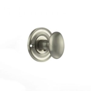 Atlantic Old English Solid Brass Bathroom Turn & Release, Satin Nickel - OEOWCSN