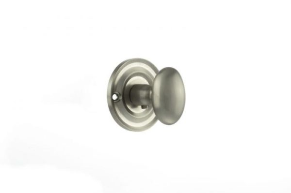 Atlantic Old English Solid Brass Bathroom Turn & Release, Satin Nickel - OEOWCSN