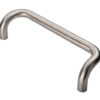 Eurospec Cranked Pull Handles (Various Sizes), Polished Or Satin Stainless Steel