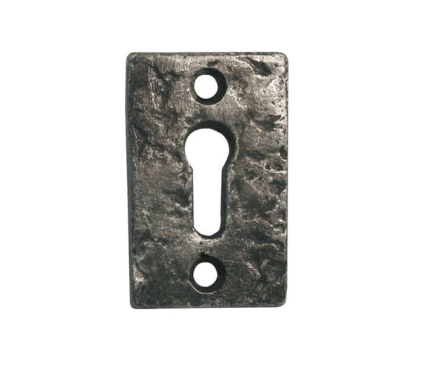 Frelan Hardware Rectangular Escutcheon, Pewter Finish