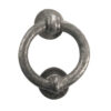 Frelan Hardware Ring Door Knocker, Pewter Finish