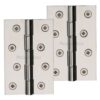 Heritage Brass 4" X 2 5/8" Double Phosphor Washered Butt Hinges, Polished Nickel - (Sold In Pairs)