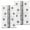 Heritage Brass 4" X 2 5/8" Double Phosphor Washered Butt Hinges, Satin Chrome (Sold In Pairs)