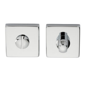 Manital Bathroom Turn & Release On Square Rose, Polished Chrome (Sold In Singles)