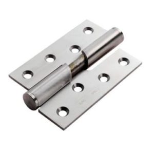 102mm x 76mm x 3mm Rising Hinge Finish Satin Stainless Steel