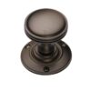 Heritage Brass Richmond Mortice Door Knobs, Matt Bronze (Sold In Pairs)