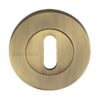 Heritage Brass Standard Key Escutcheon, Antique Brass