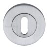 Heritage Brass Standard Key Escutcheon, Satin Chrome