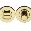 Heritage Brass Round Turn & Release (53Mm Diameter), Polished Brass