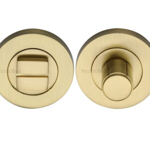 Heritage Brass Round Turn & Release (53Mm Diameter), Satin Brass