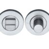 Heritage Brass Round Turn & Release (53Mm Diameter), Satin Chrome