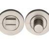 Heritage Brass Round Turn & Release (53Mm Diameter), Satin Nickel