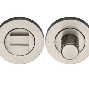 Heritage Brass Round Turn & Release (53Mm Diameter), Satin Nickel