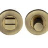 Heritage Brass Round Knurled Turn & Release (53Mm Diameter), Antique Brass