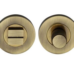 Heritage Brass Round Knurled Turn & Release (53Mm Diameter), Antique Brass