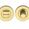 Heritage Brass Round Knurled Turn & Release (53Mm Diameter), Polished Brass