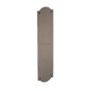 Heritage Brass Shaped Fingerplate (305Mm X 77Mm), Matt Bronze Finish