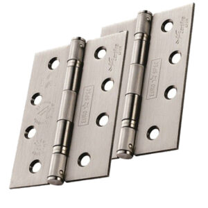 Eurospec Enduro 4 Inch Grade 13 Slim Knuckle Hinges, Polished Or Satin Stainless Steel Finish (Sold In Pairs)