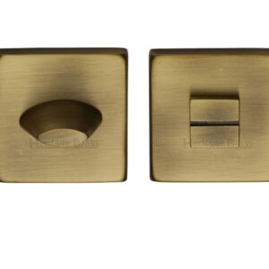 Heritage Brass Square 54Mm X 54Mm Turn & Release, Antique Brass