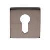 Heritage Brass Euro Profile Square Key Escutcheon, Matt Bronze