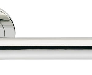 Eurospec Mitred Polished Stainless Steel Or Satin Stainless Steel Door Handles (Sold In Pairs)