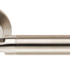 Eurospec Berna Dual Finish Polished Stainless Steel & Satin Stainless Steel Door Handles (Sold In Pairs)