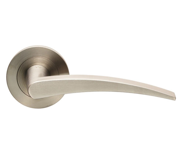 Eurospec Volantes Satin Stainless Steel Door Handles (Sold In Pairs)