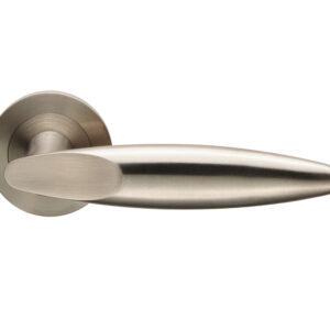 Eurospec Arei Satin Stainless Steel Door Handles (Sold In Pairs)