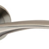 Eurospec Tirolo Satin Stainless Steel Solid Door Handles (Sold In Pairs)