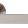 Eurospec Zurigo Dda Compliant Satin Stainless Steel Solid Door Handles (Sold In Pairs)