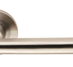 Eurospec SWL1134SSS Steelworx Carlton Swl Lever Screw On Rose - Sss Satin Stainless Steel