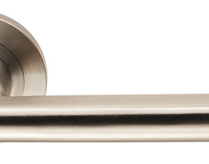 Eurospec Carlton Satin Stainless Steel Door Handles (Sold In Pairs)