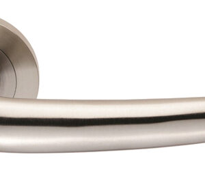 Eurospec Luenza Dda Compliant Satin Stainless Steel Door Handles (Sold In Pairs)