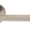 Eurospec SWL1161SSS Steelworx Lubecca Swl Lever Screw On Rose - Sss - Solid Satin Stainless Steel