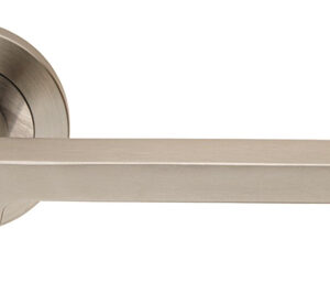 Eurospec Lubecca Satin Stainless Steel Door Handles (Sold In Pairs)