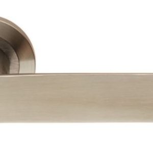 Eurospec SWL1168SSS Steelworx Parigi Swl Lever Screw On Rose - Sss Satin Stainless Steel