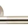 Eurospec Philadelphia Satin Stainless Steel Or Dual Finish Polished & Satin Stainless Steel Door Handles (Sold In Pairs)