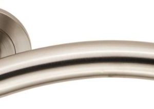 Eurospec SWL1196SSS Steelworx Dresda Swl Lever Screw On Rose Satin Stainless Steel