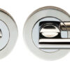 Eurospec Dda Compliant Thumbturn & Release With Indicator, Polished Stainless Steel, Satin Stainless Steel Or Duo Finish