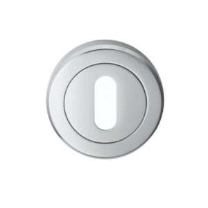 Serozzetta Standard Profile Escutcheons, Polished Chrome