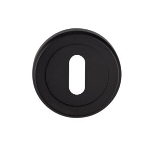 Serozzetta Standard Profile Escutcheons, Matt Black