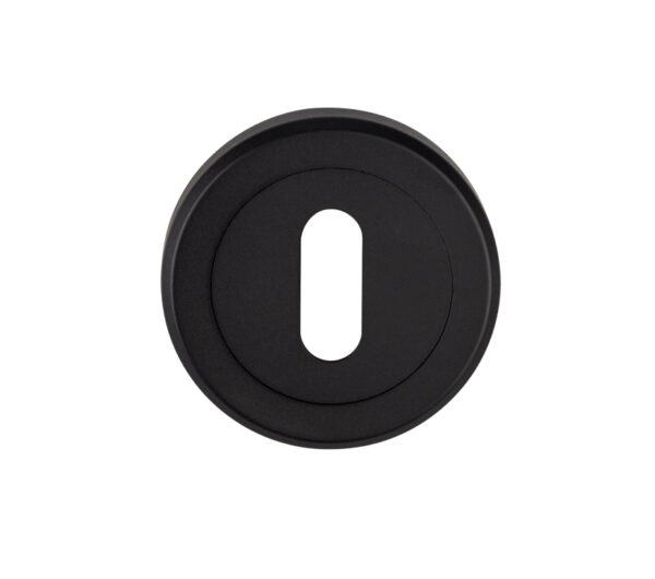 Serozzetta Standard Profile Escutcheons, Matt Black