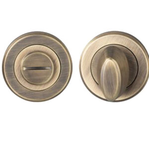 Serozzetta Bathroom Turn & Release, Antique Brass