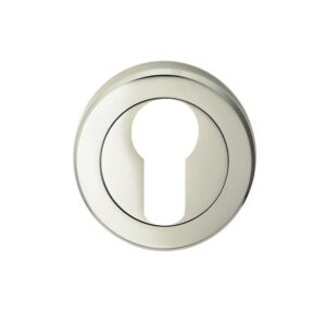 Serozzetta Residential Euro Profile Escutcheon, Polished Nickel