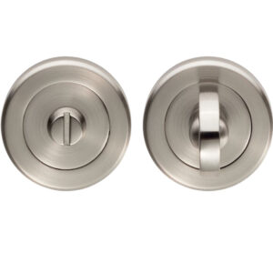 Serozzetta Residential Bathroom Turn & Release, Satin Nickel