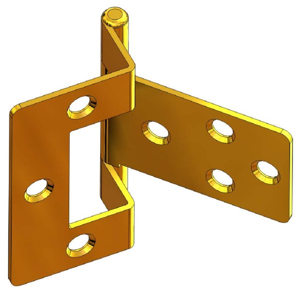 Single Cranked Hinge