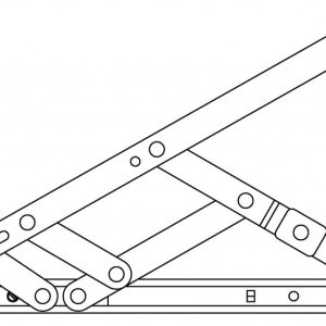 Standard Side Hung Friction Hinges 13mm Nico