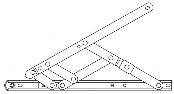 Standard Side Hung Friction Hinges 13mm Nico