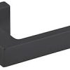 Atlantic Tupai Rapido Quadraline Rillo Designer Door Handles On Square Rose, Matt Black - T2275SMB (sold in pairs)